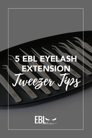 5 EBL Eyelash Extension Tweezer Tips