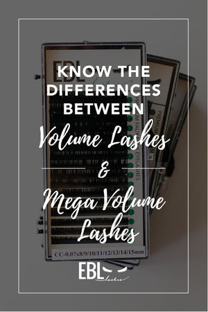 Know the Differences Between Volume Lashes and Mega Volume Lashes