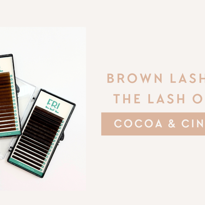 Brown eyelash extensions – the top lash trend for 2025.
