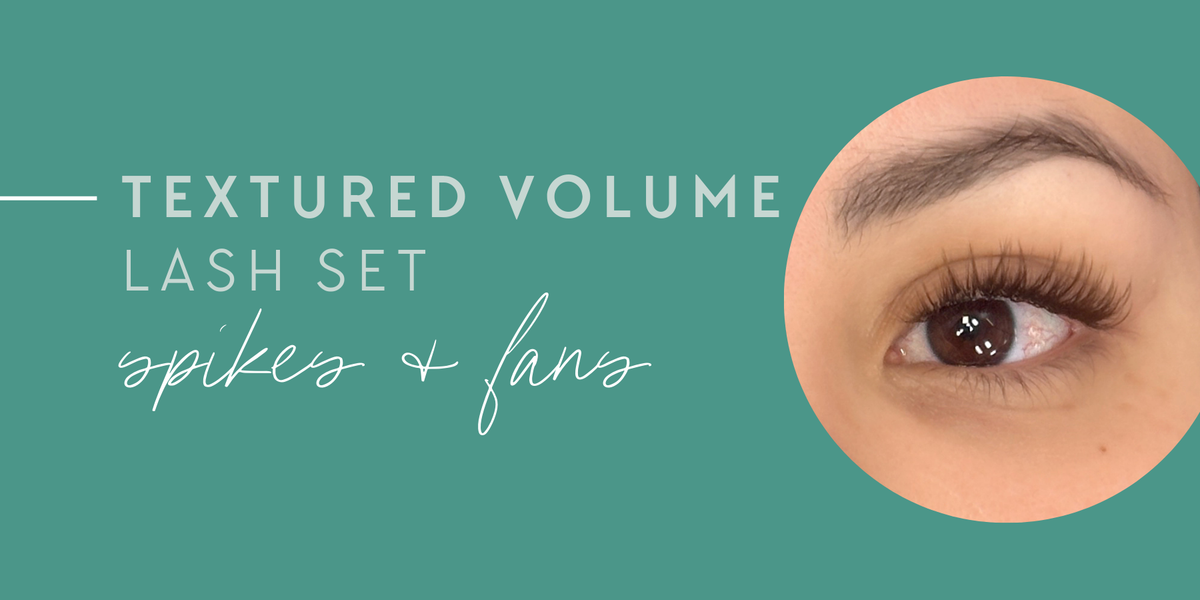 Short Volume Set How to Create a Textured Volume Lash Set with Spikes and Fans โ EBLLashes