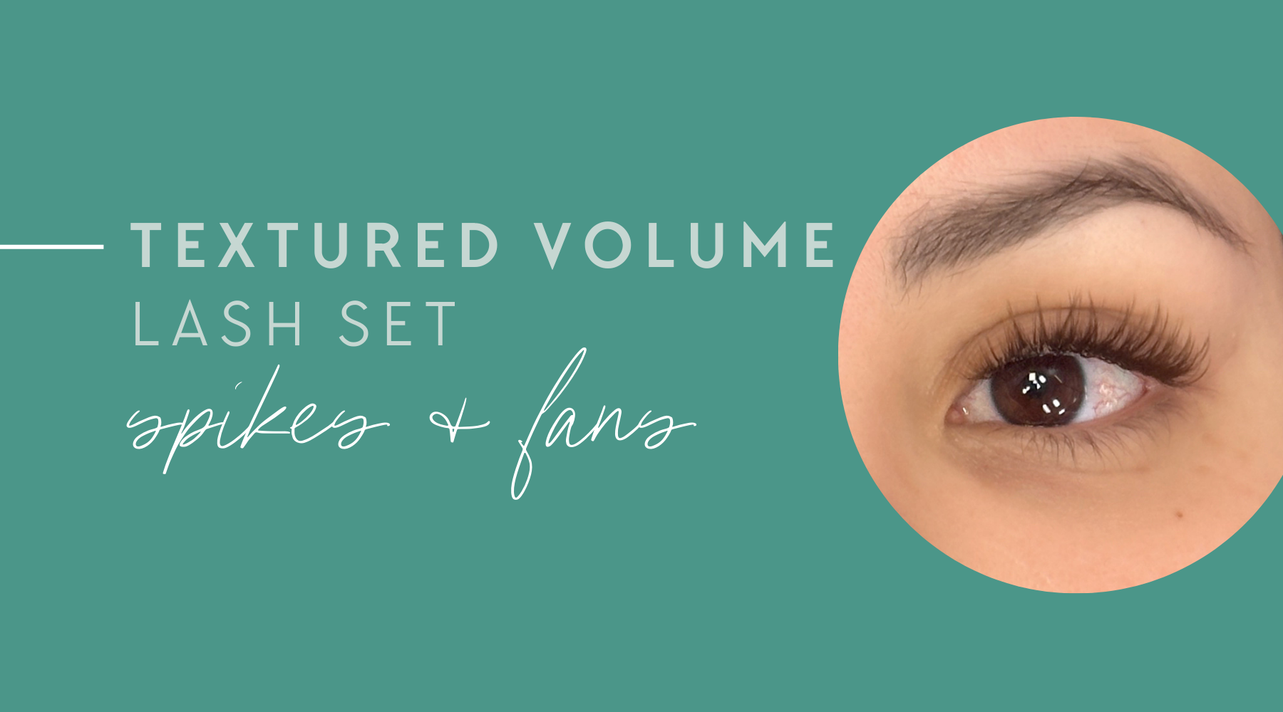 How to Create a Textured Volume Lash Set with Spikes and Fans