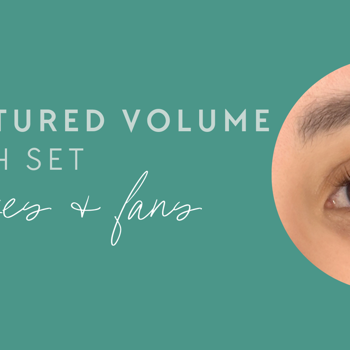 How to Create a Textured Volume Lash Set with Spikes and Fans