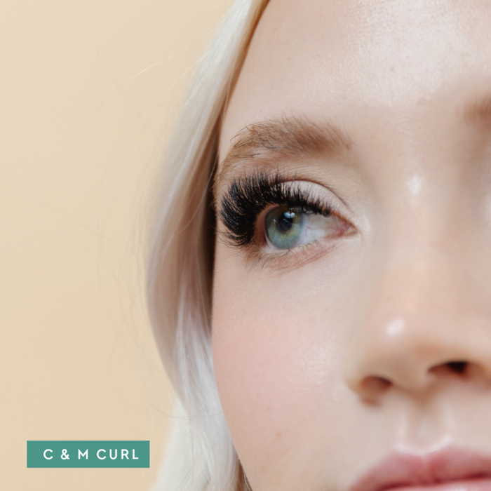 L+ & M-Curl Single-Length Lash Trays