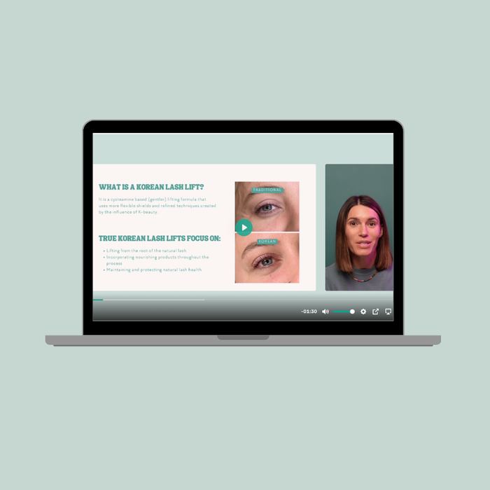 Korean Lash Lift Training & Kit Online