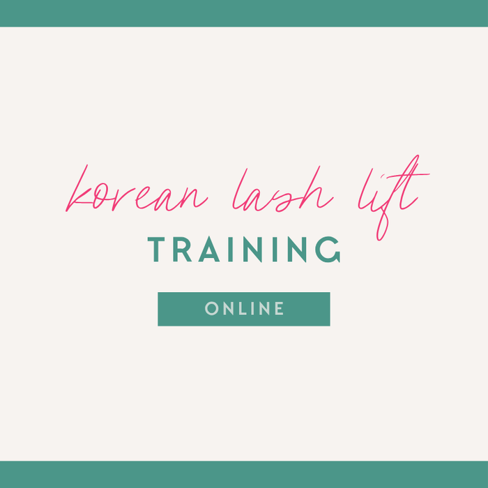Korean Lash Lift Training Online