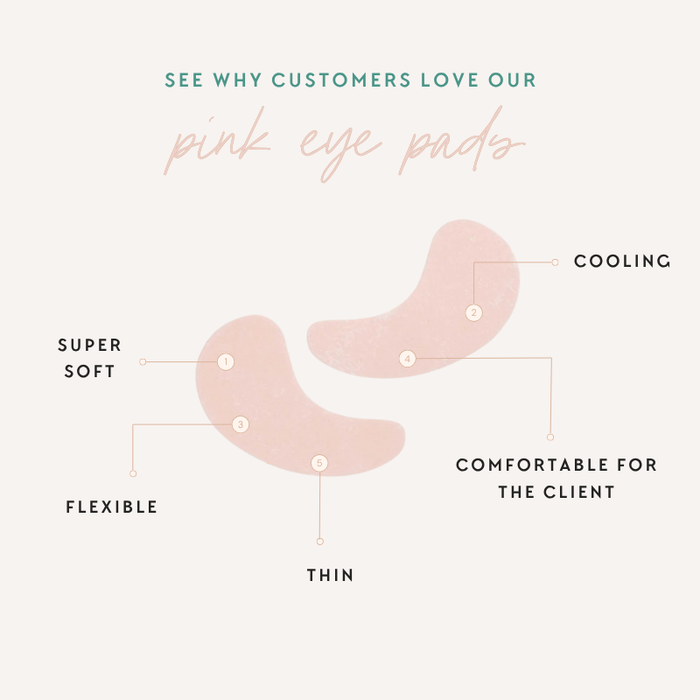 Pink Eye Pads | Set of 5