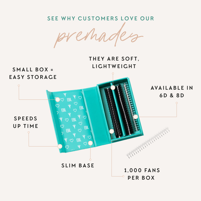 Premade 6D Lash Fans
