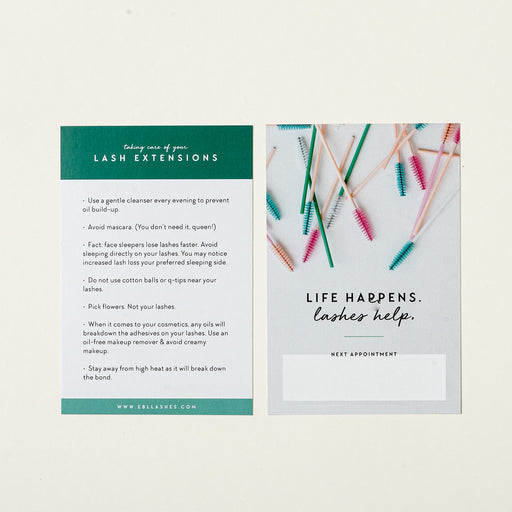 Client Aftercare Cards | Set of 50.