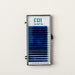 EBL Blue Lash Tray in CC curl mixed lengths, perfect for bright and dramatic lash extensions